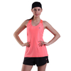 Women Slim Fit Tops canotte racerback in rete canottiere muscolare senza schienale
